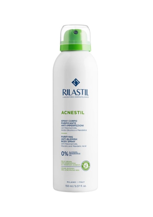 Rilastil Acnestil Purifying Anti-Blemish Body Spray Καταπραϋντικό Σπρέι Σώματος κατά της Ακμής, 150ml