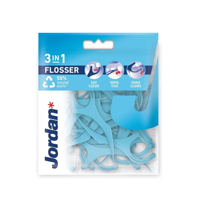 Jordan 3in1 Flosser Οδοντικό Νήμα 36τμχ.