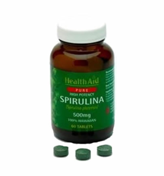 Health Aid Spirulina 500mg 60tabs