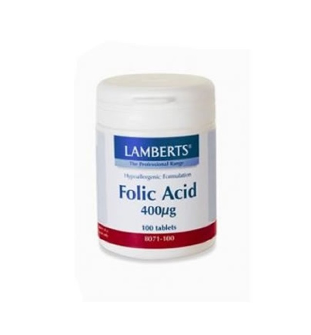 Lamberts Folic Acid 400mg 100 tabs