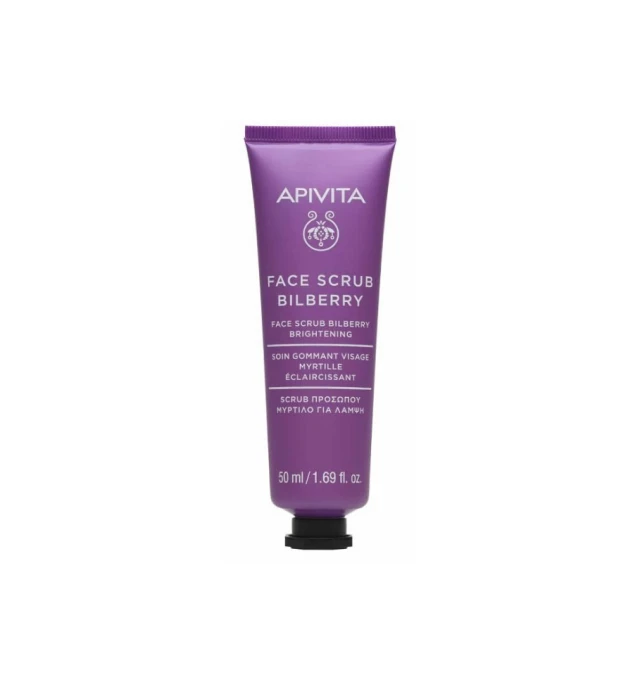 Apivita Face Scrub με μύρτιλλο 50ml