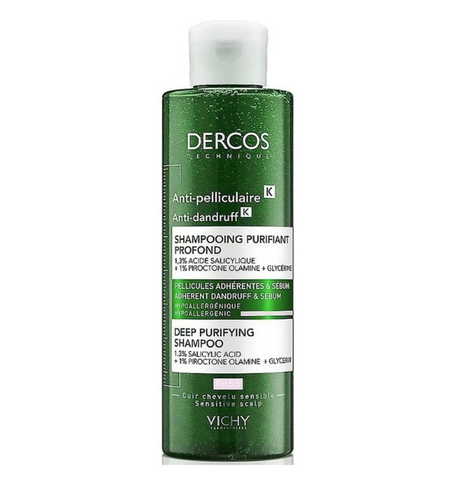 Vichy Dercos Anti-Dandruff K Deep Purifying Shampoo 250ml