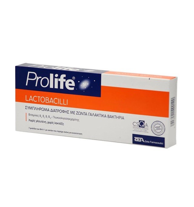 Prolife Lactobacilli Συμπλήρωμα Διατροφής Προβιοτικών 7x8ml
