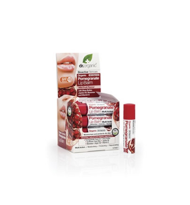 Dr.Organic Pomegranate Lip Balm 5,7ml