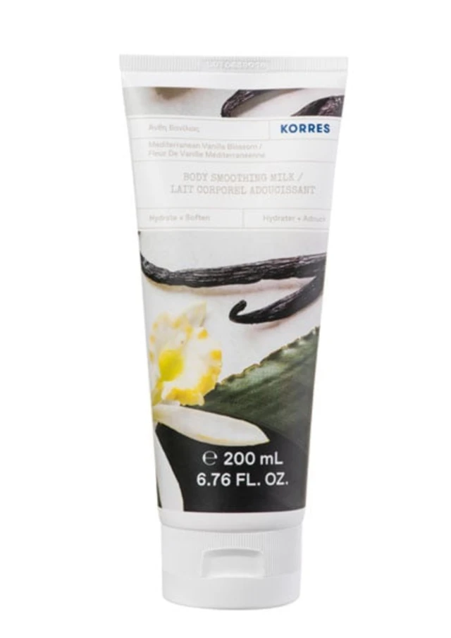 Korres Body Smoothing Milk Ενυδατικό Γαλάκτωμα Σώματος Άνθη Βανίλιας, 200ml