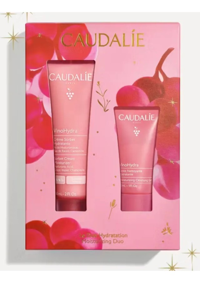 Caudalie Xmas Promo Moisturizing Duo VinoHydra Sorbet Κρέμα Τζελ Προσώπου, 60ml & Δώρο Moisturizing Gel Καθαρισμού Προσώπου, 30ml, 1σετ