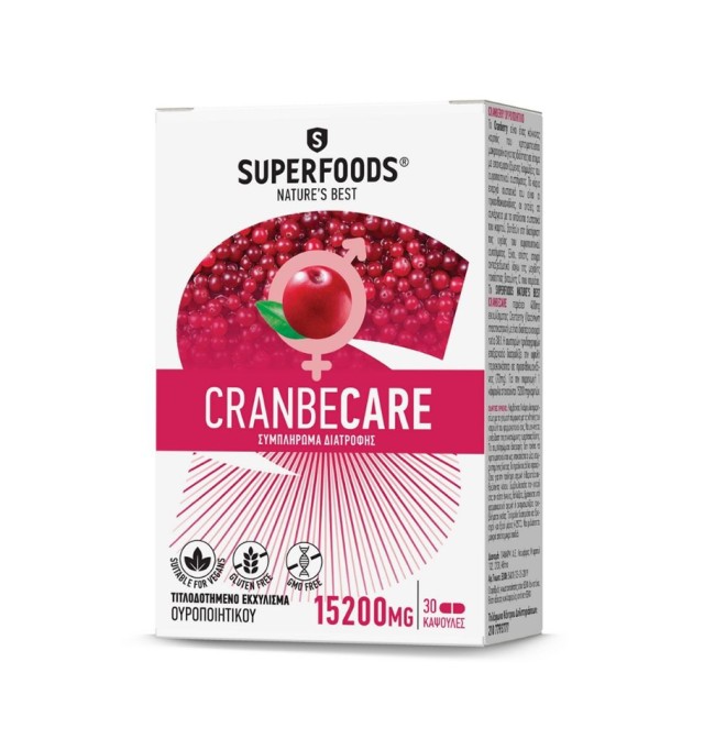 Superfoods CranbeCare 15200mg 30caps