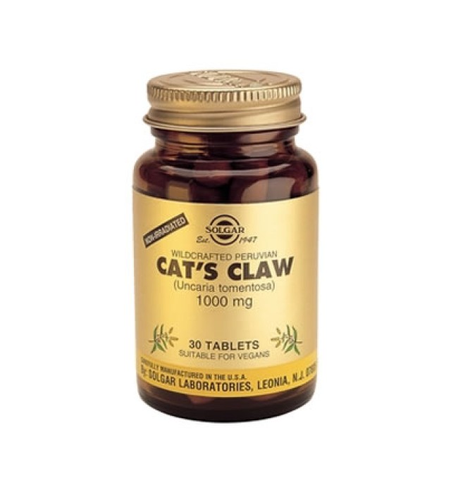 Solgar Cats Claw tabs 30s