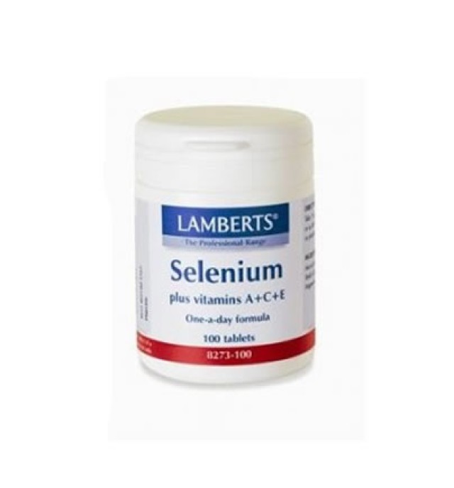 Lamberts Selenium 200μg plus vit. A+C+E 100 tabs