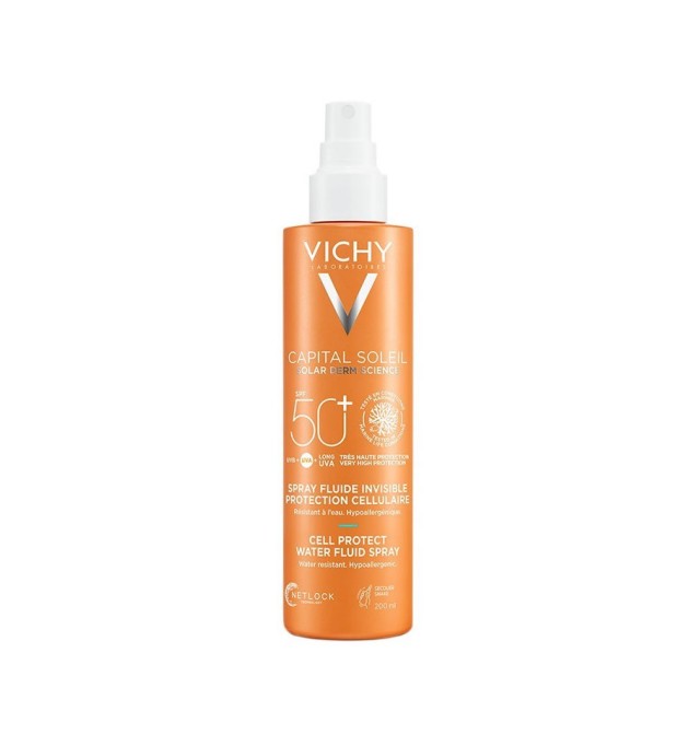 Vichy Capital Soleil Solar Derm Science SPF50+ Water Fluid Spray 200ml