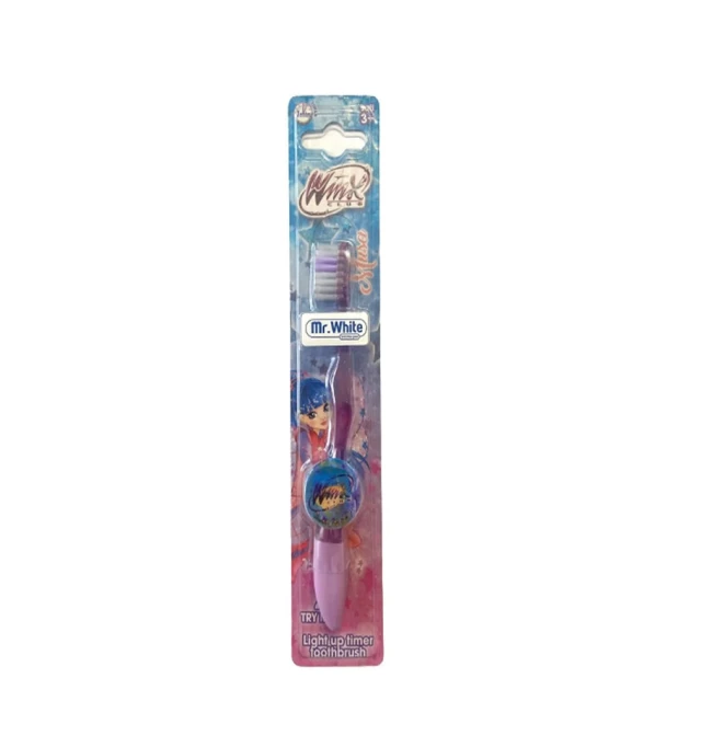 Winx Οδοντόβουρτσα Παιδική Luminus Flashing Διάφανη (A41TW), 1τμχ