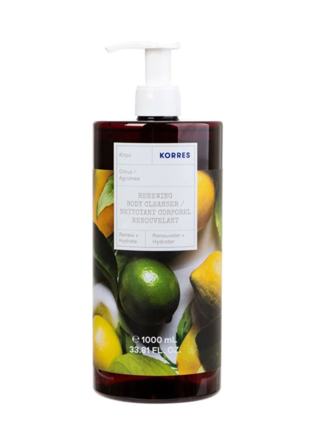 Korres Renewing Body Cleanser Αφρόλουτρο Κίτρο, 1000ml
