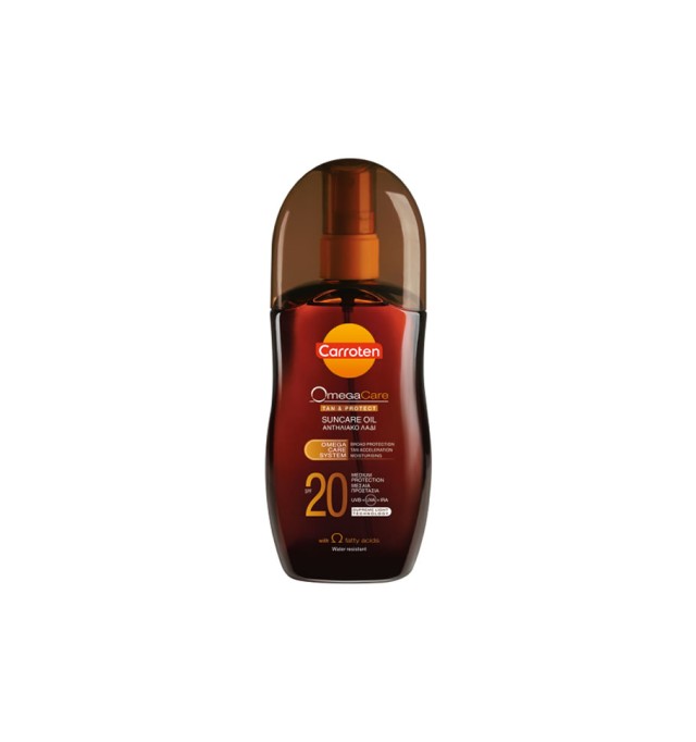 Carroten Omega Care Tan & Protect Suncare Oil Spray SPF20 125ml