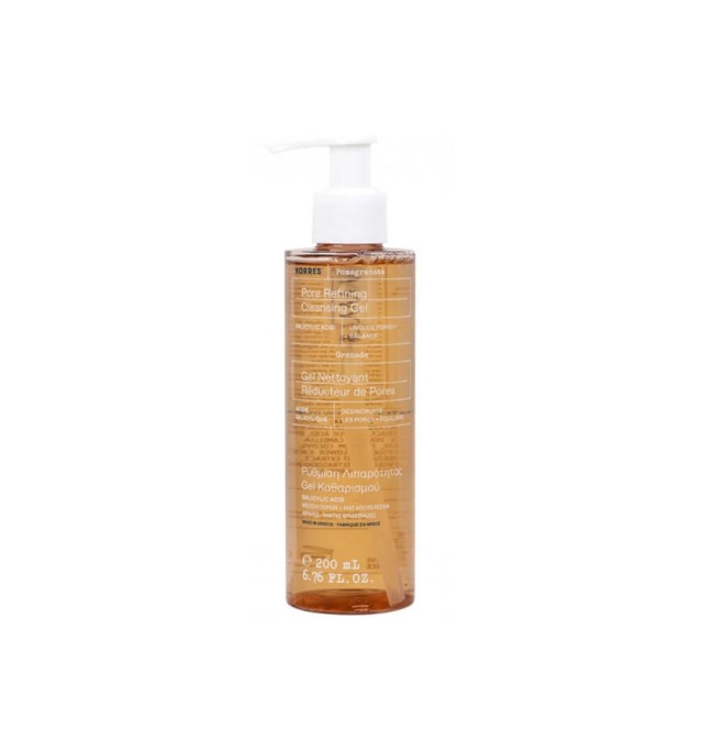 Korres Pomegranate Pore Refining Cleansing Gel 200ml