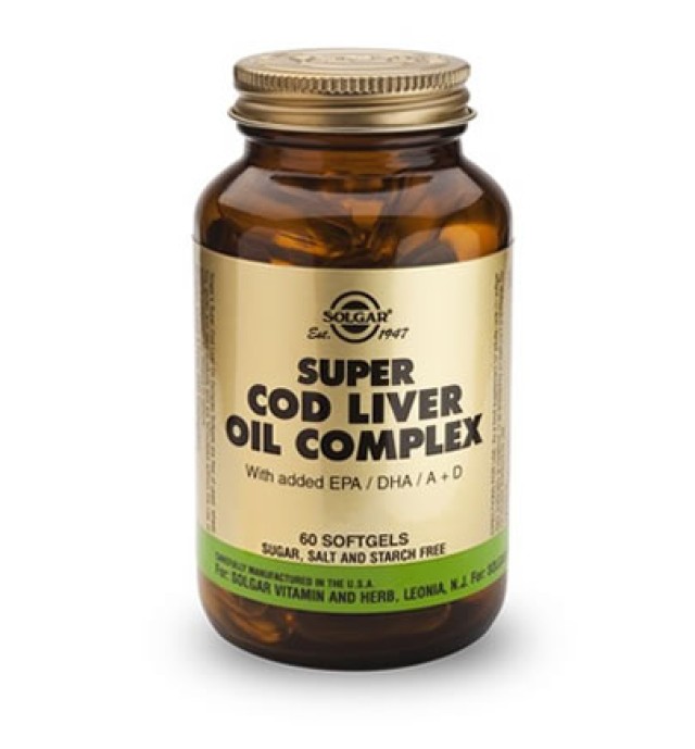 Solgar Super Cod Liver Oil Complex Softgels 60s