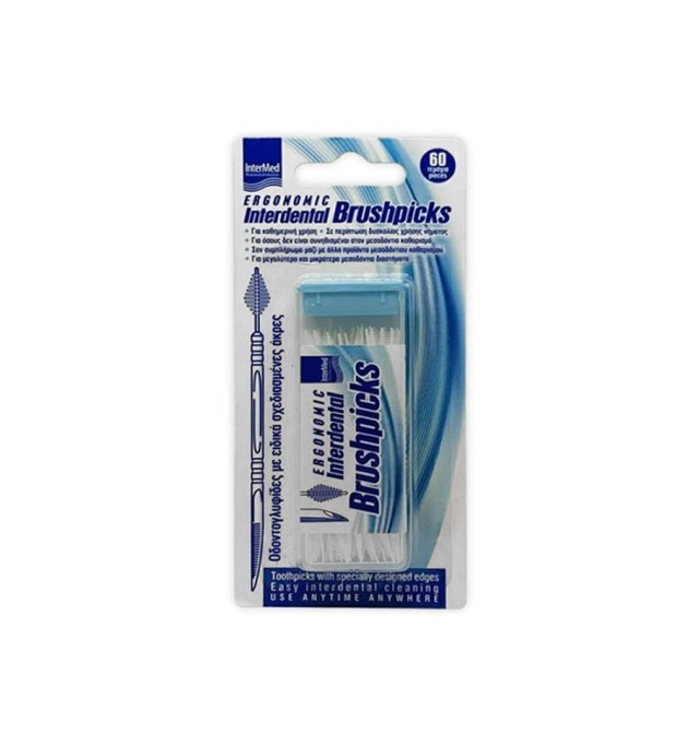 Intermed Ergonomic Interdental Toothpicks 60τμχ
