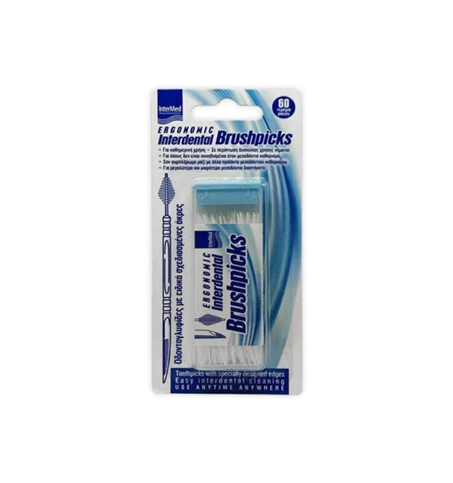 Intermed Ergonomic Interdental Toothpicks 60τμχ