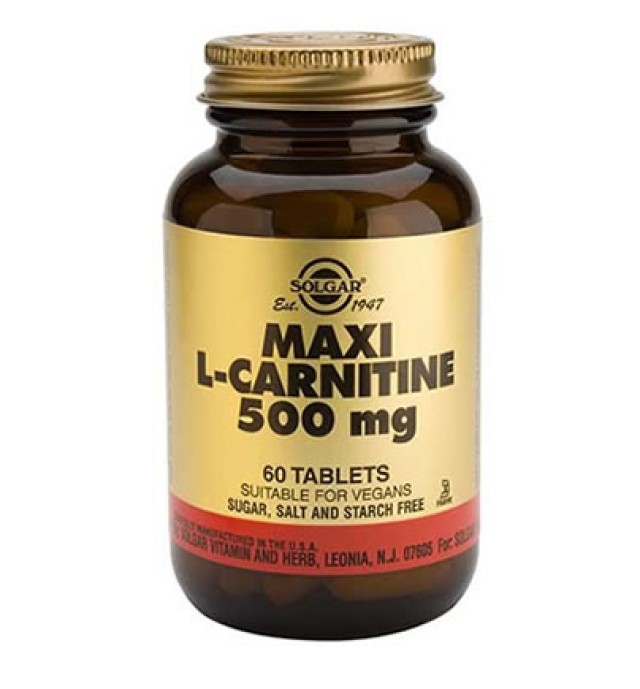 Solgar L-Carnitine 500mg tabs 60s