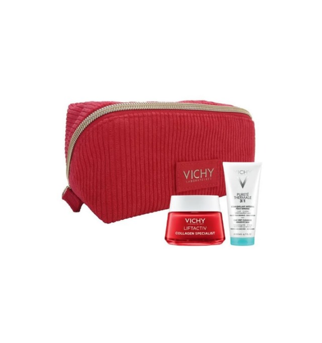 Vichy Promo Liftactiv Collagen Specialist, 50ml & Δώρο Γαλάκτωμα Καθαρισμού 3σε1, 100ml