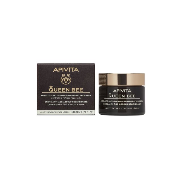 Apivita Queen Bee Absolute Anti-Aging & Regenerating Cream Kρέμα Απόλυτης Αντιγήρανσης & Αναγέννησης Πλούσιας Υφής, 50ml