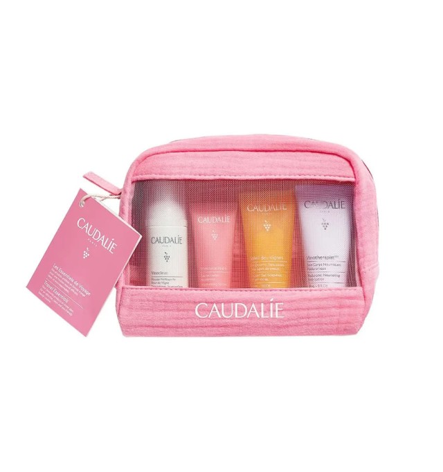 Caudalie Promo 2024 Vinosource Summer Set Πακέτο Προσφοράς Instant Foaming Cleanser, 50ml & Moisturizing Sorbet, 15ml & Shower Gel, 30ml & Hyaluronic Nourishing Body Lotion, 30ml & Δώρο Νεσεσέρ