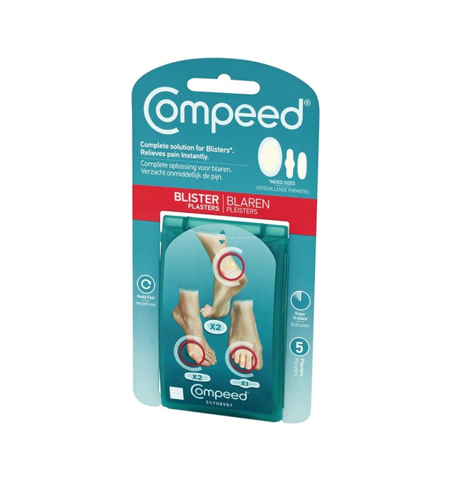 Compeed Blister Επιθέματα για Φουσκάλες 3 μεγέθη 5τμχ