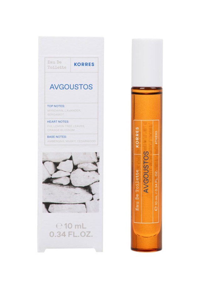 Korres Avgoustos Eau De Toilette Ανδρικό Άρωμα, 10ml