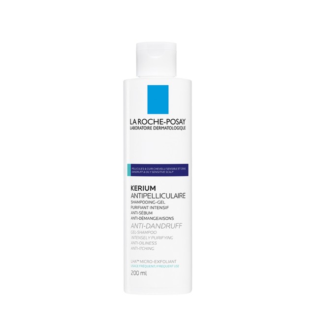 La Roche-Posay Kerium Gel Shampoo, 200 ml