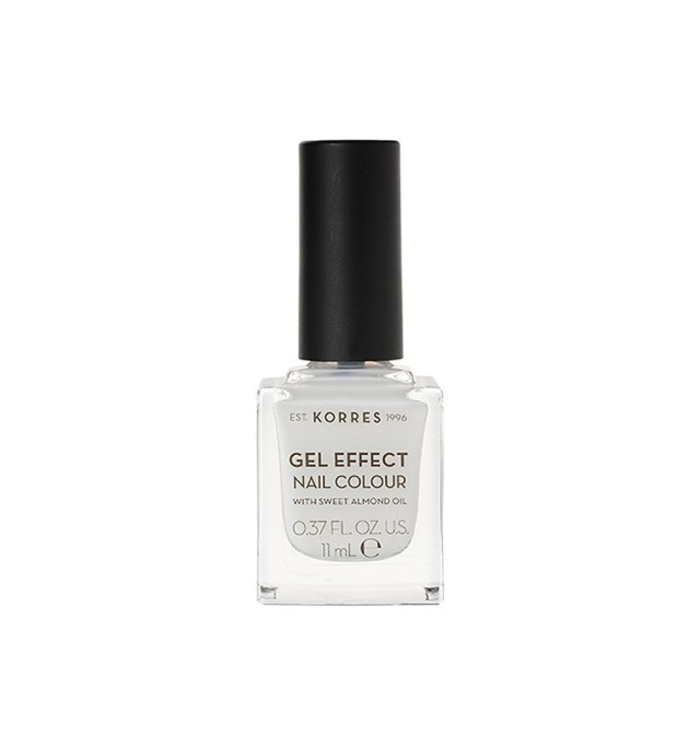 Korres Gel Effect Nail Colour 02 Porcelain White 11ml