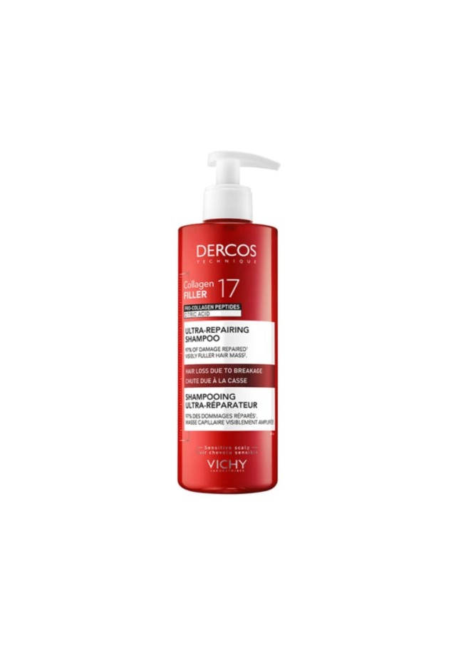 Vichy Dercos Collagen 17 Filler Conditioner Κατά της Τριχόπτωσης & του Σπασίματος, 200ml