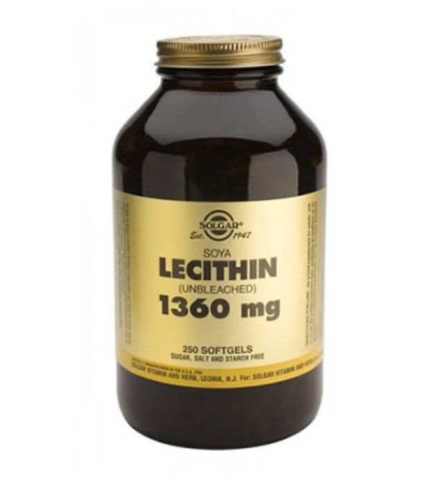 Solgar Lecithin 1360mg softgels  250s