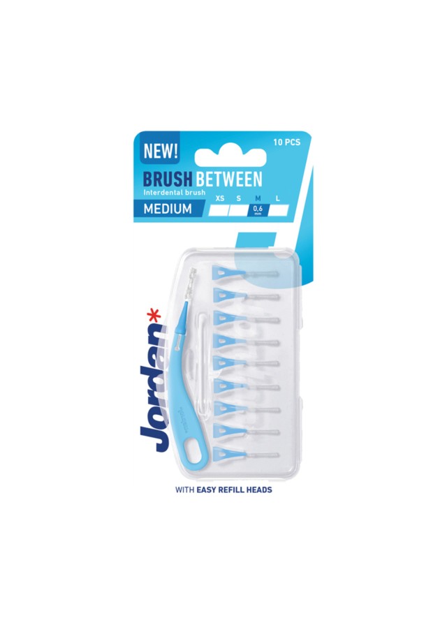 Jordan Medium Brush Between Interdental Brush 0.6mm 10 τμχ