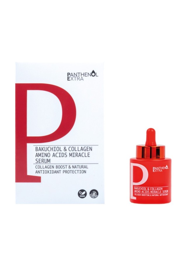 Panthenol Extra Bakuchiol & Collagen Amino Acids Miracle Αντιγηραντικό Serum Προσώπου με Bakuchiol & Κολλαγόνο 30ml