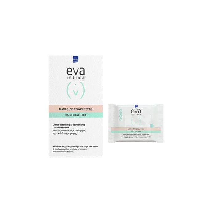 Eva Intima  Maxi Size Towelettes Individually Packed (12 τεμ.)