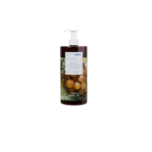 Korres Renewing Body Cleanser Αφρόλουτρο Αμπέλι Σαντορίνης, 1000ml