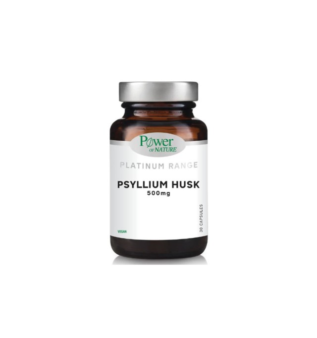 Power of Nature Platinum Range Psyllium Husk 500 mg 30caps
