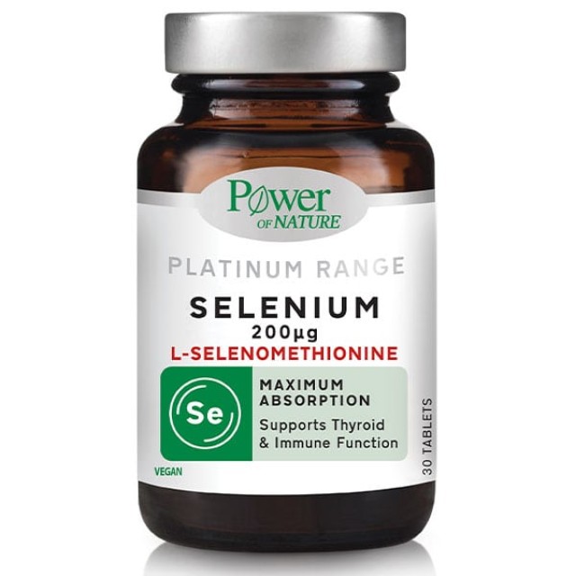 Power of Nature Platinum Range Selenium 200μg, 30caps